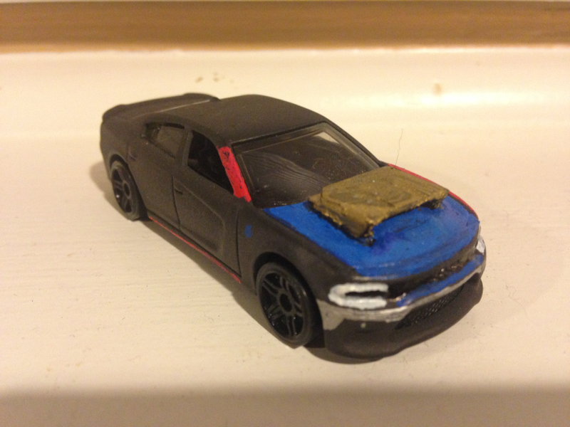 Still has the (vinyl wrap simulating) tape on the fender from when Freiburger bought it.